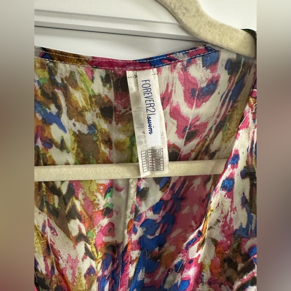 Forever 21 Colorful Swim Coverup - Picture 2 of 3